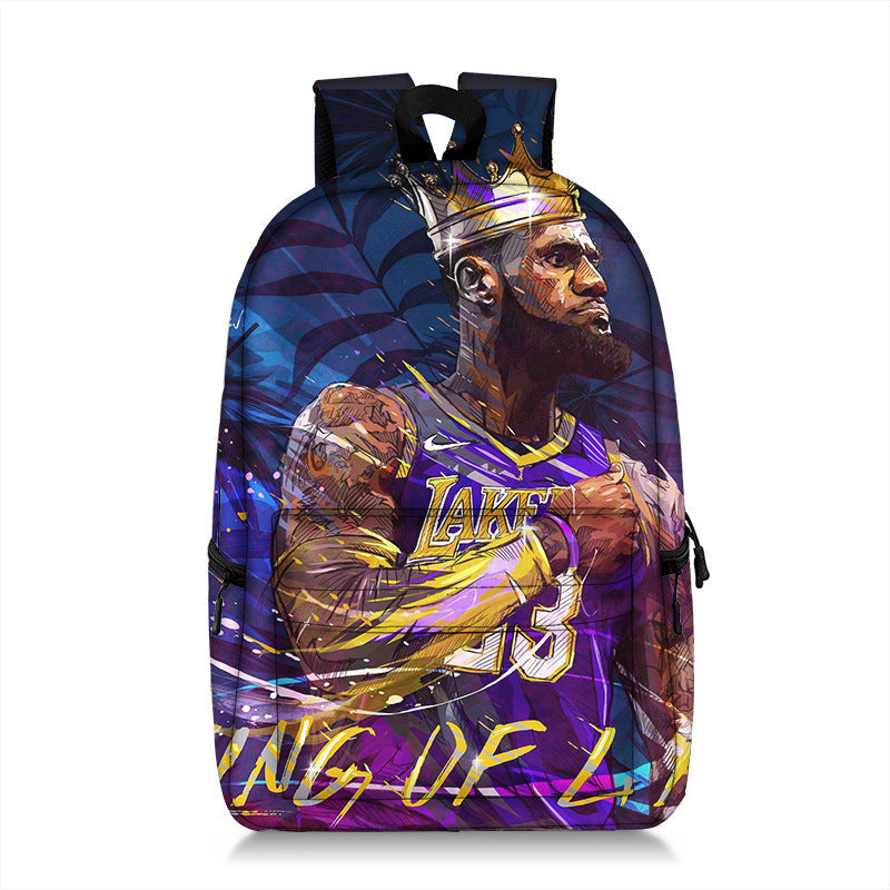 Los Angeles Lakers Lebron James School Backpack