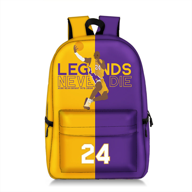 Lakers Legend Kobe Bryant School Backpack