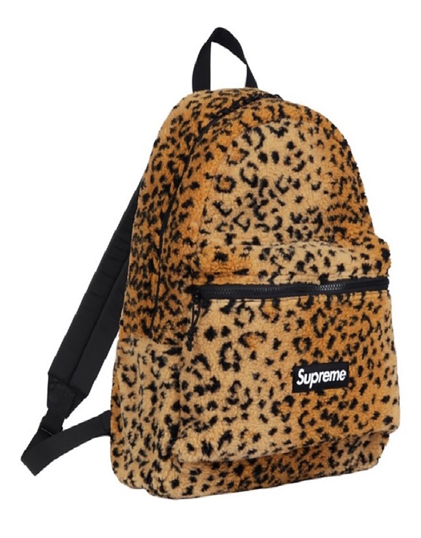 Supreme Leopard Fleece 2017FW Backpack