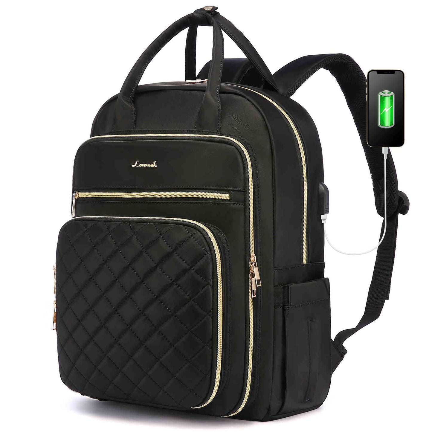 Stylish Quilted Backpack