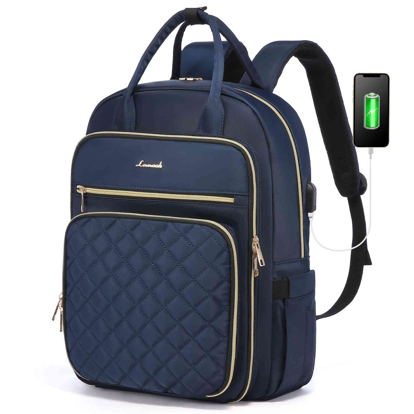 Stylish Quilted Backpack