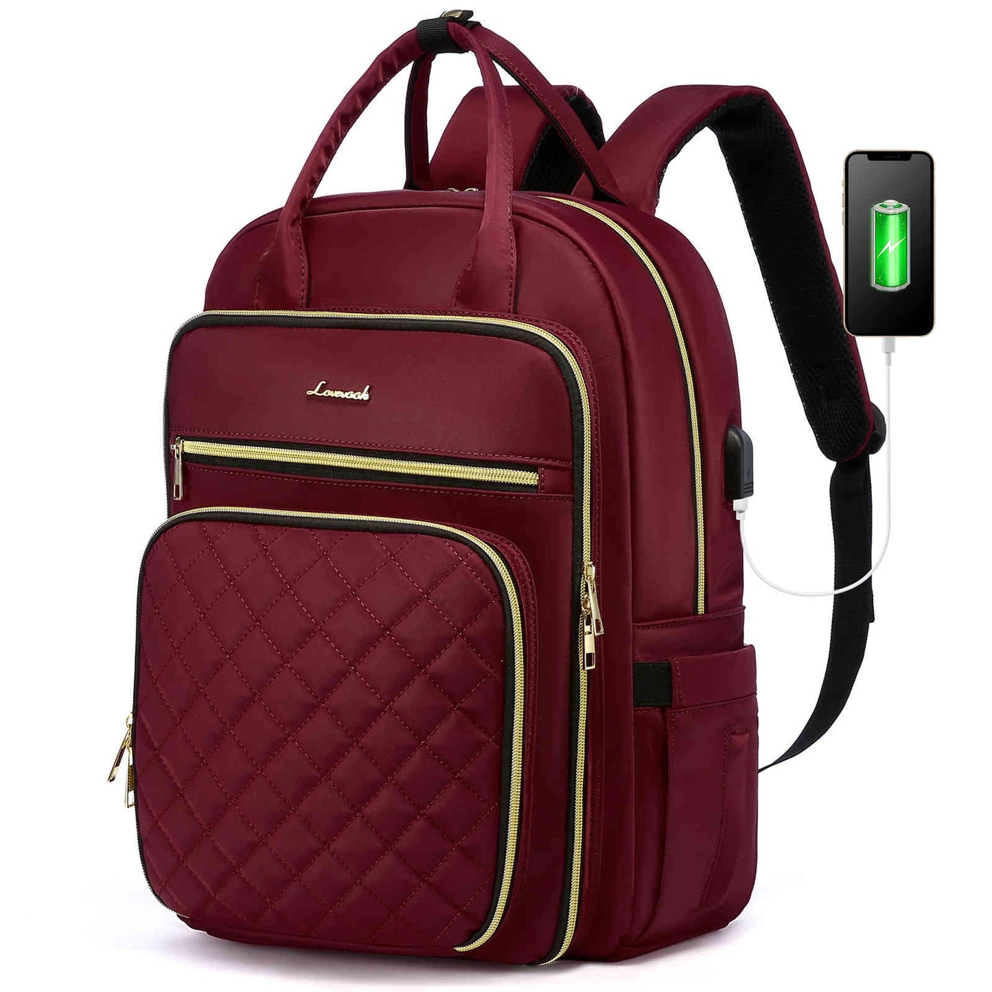 Stylish Quilted Backpack