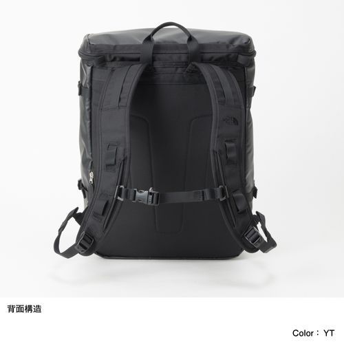 TNFace Courier Black Colorblock Signature Canvas Backpack