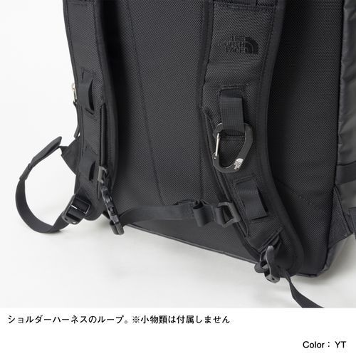 TNFace Courier Black Colorblock Signature Canvas Backpack