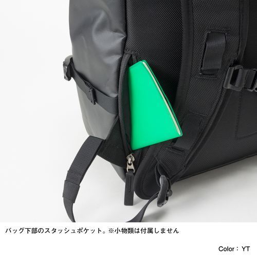 TNFace Courier Black Colorblock Signature Canvas Backpack