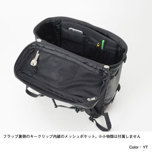 TNFace Courier Black Colorblock Signature Canvas Backpack