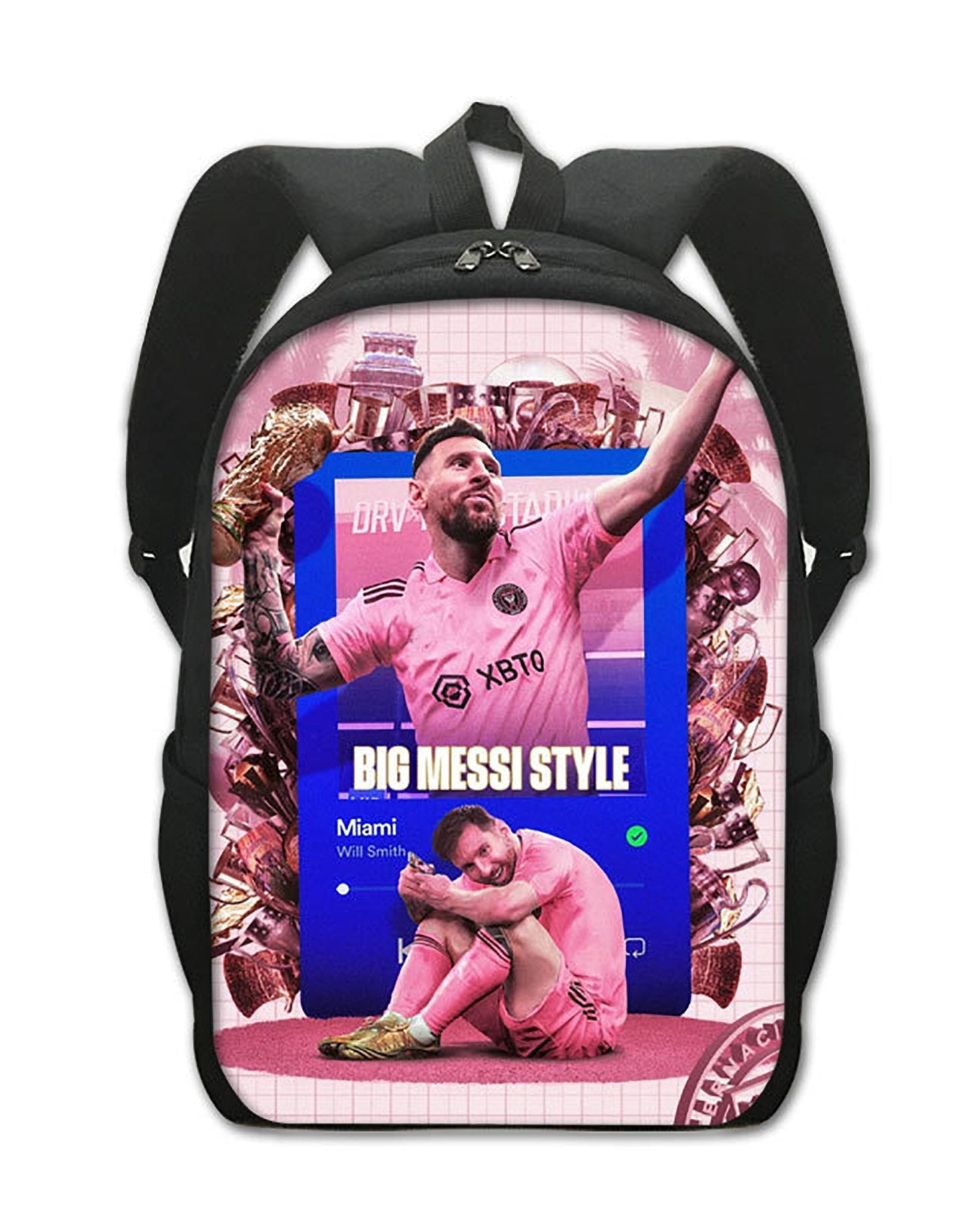 Inter Miami CF Lionel Messi Kid School Outdoor Backpack