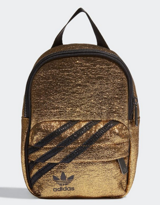 Adidas Originals Gold Metallic Mini Backpack