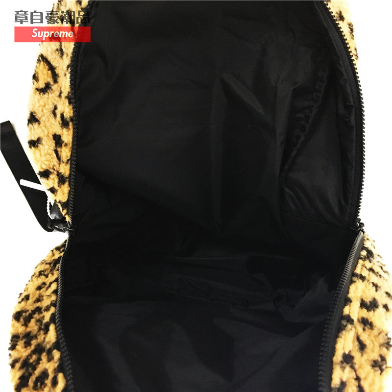 Sup Leopard Fleece 2017FW Backpack