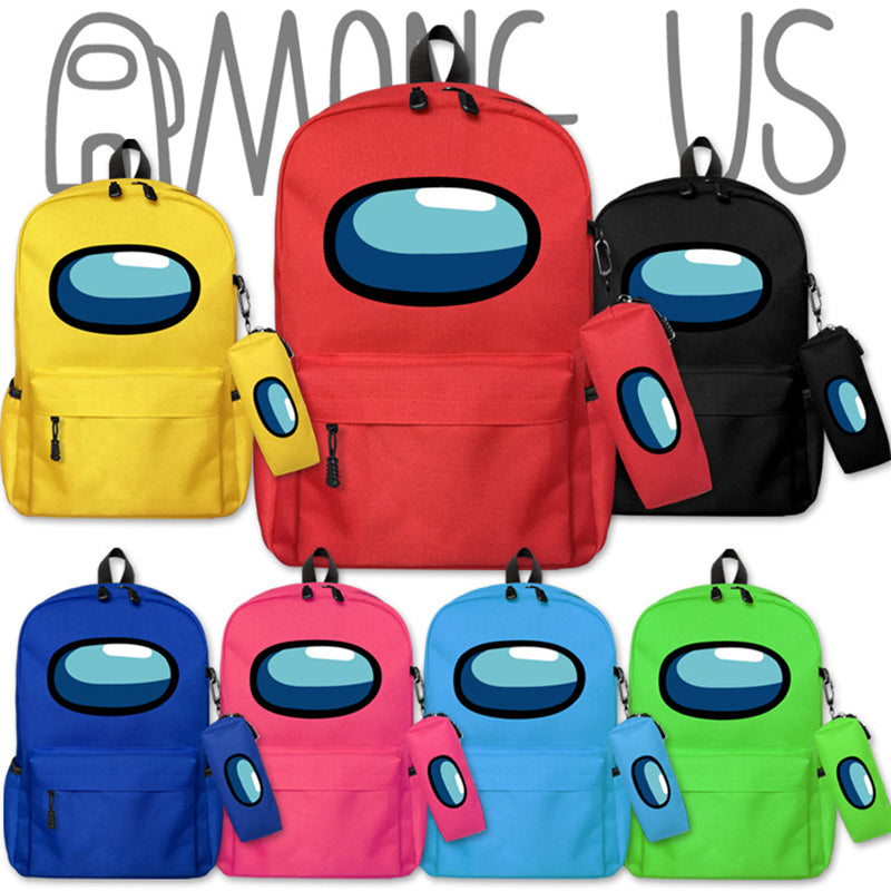 Among Game Pen Bag Shoulder School Backpack