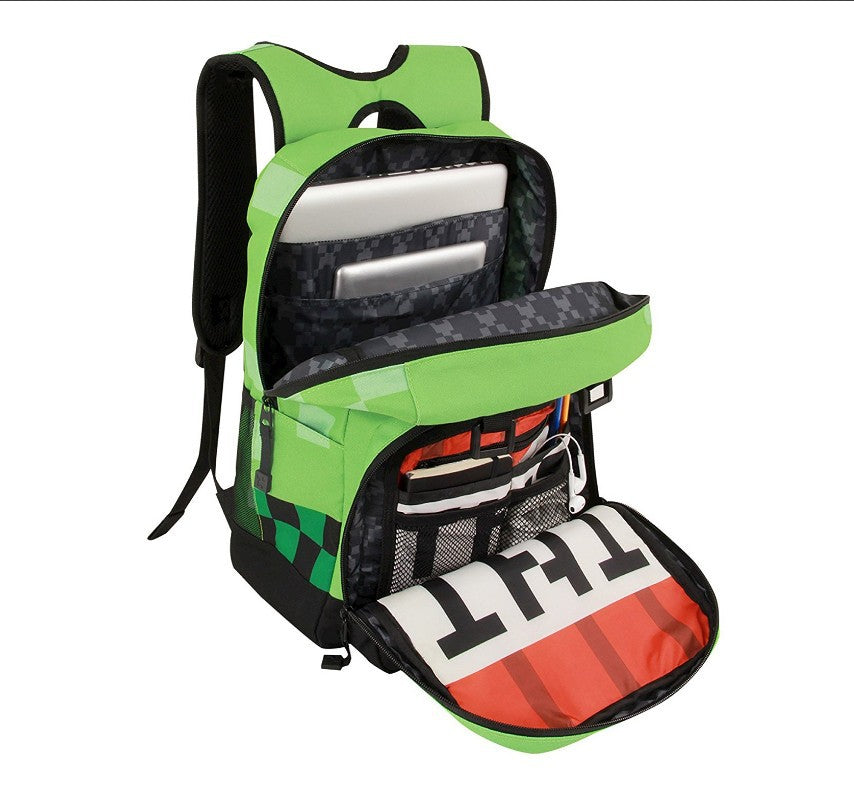 Minecraft 3D Diamond Shape School Backpack