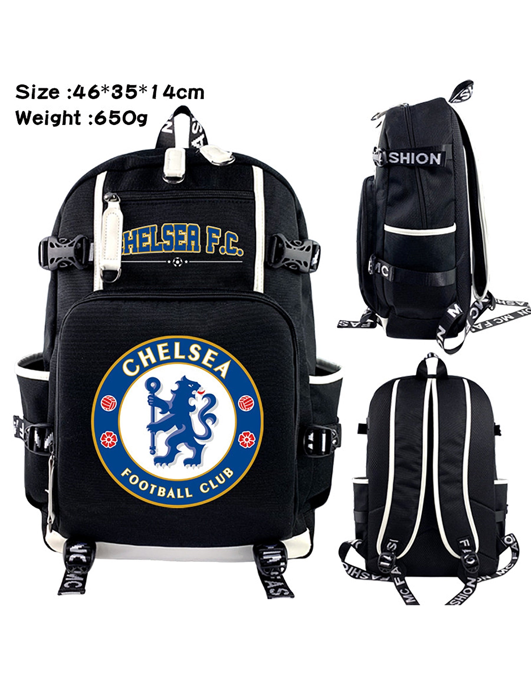 Chelsea FC Kids Students School Backpack