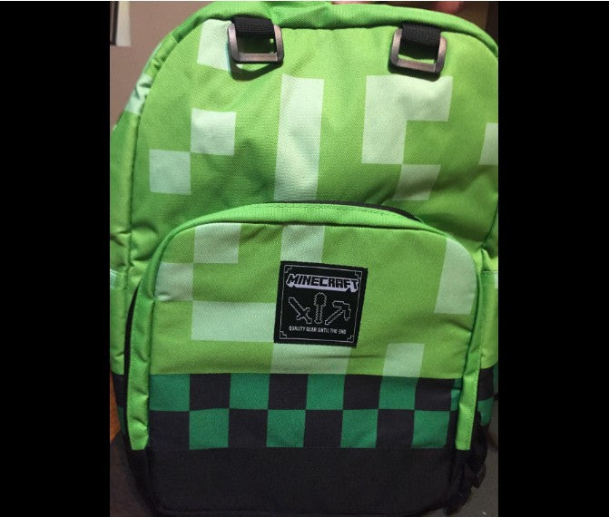 Minecraft 3D Diamond Shape School Backpack