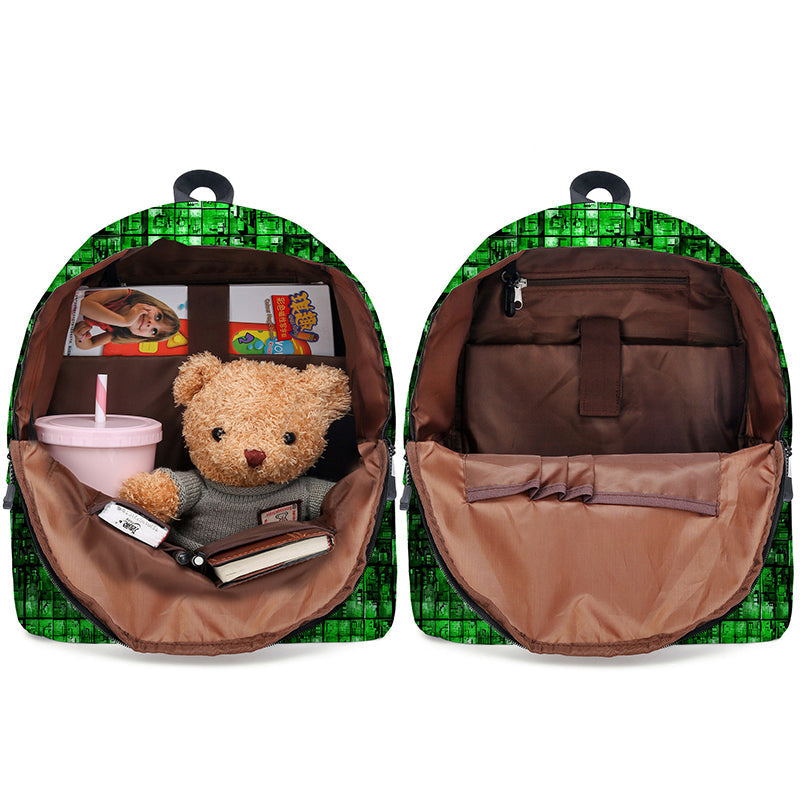 Minecraft 3D School Backpack