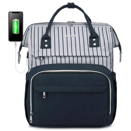 Stylish Backpack with USB Charging Port