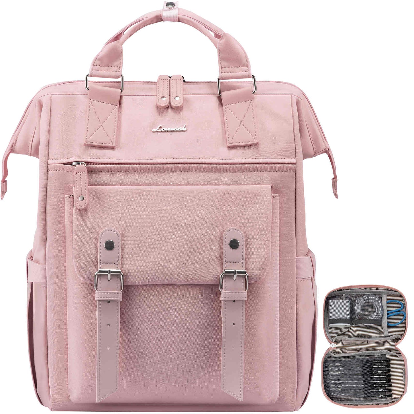 Lona vLaptop Backpack with Pouch