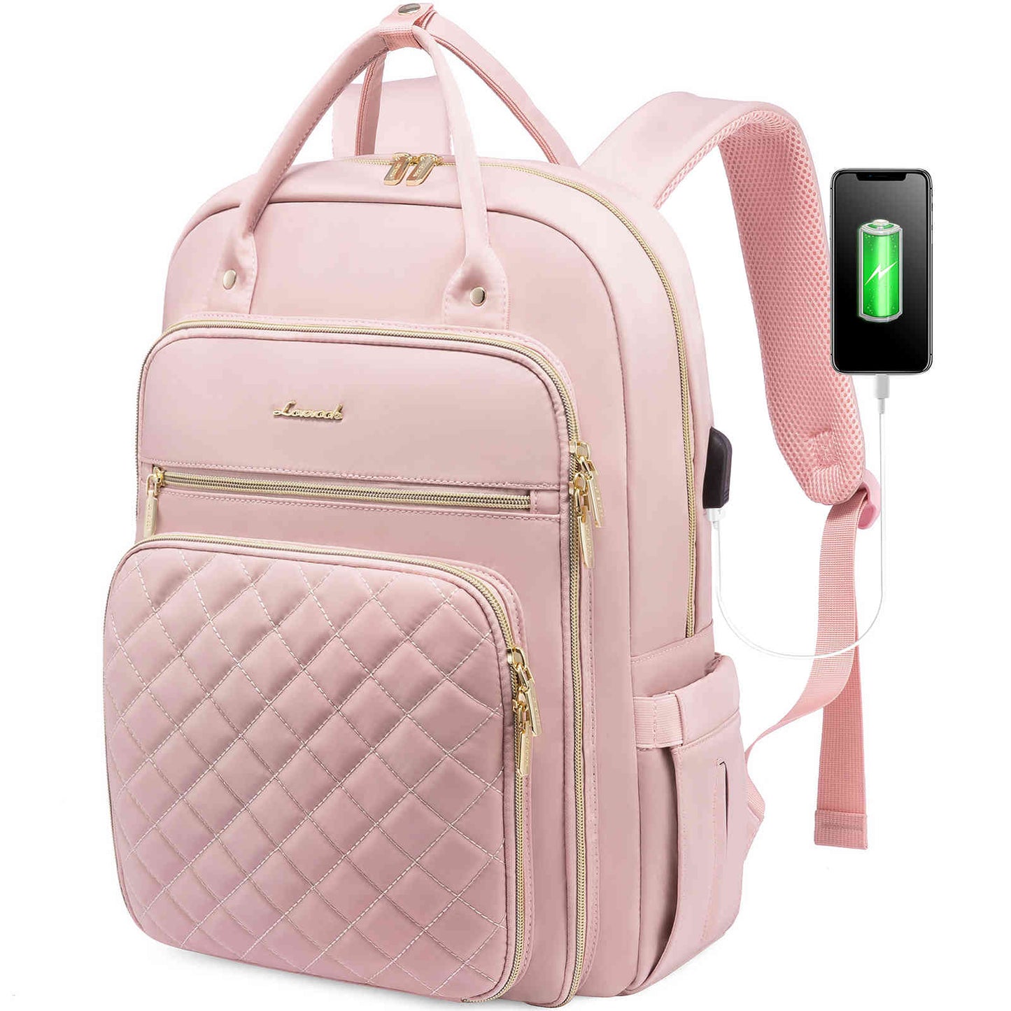 Stylish Quilted Backpack