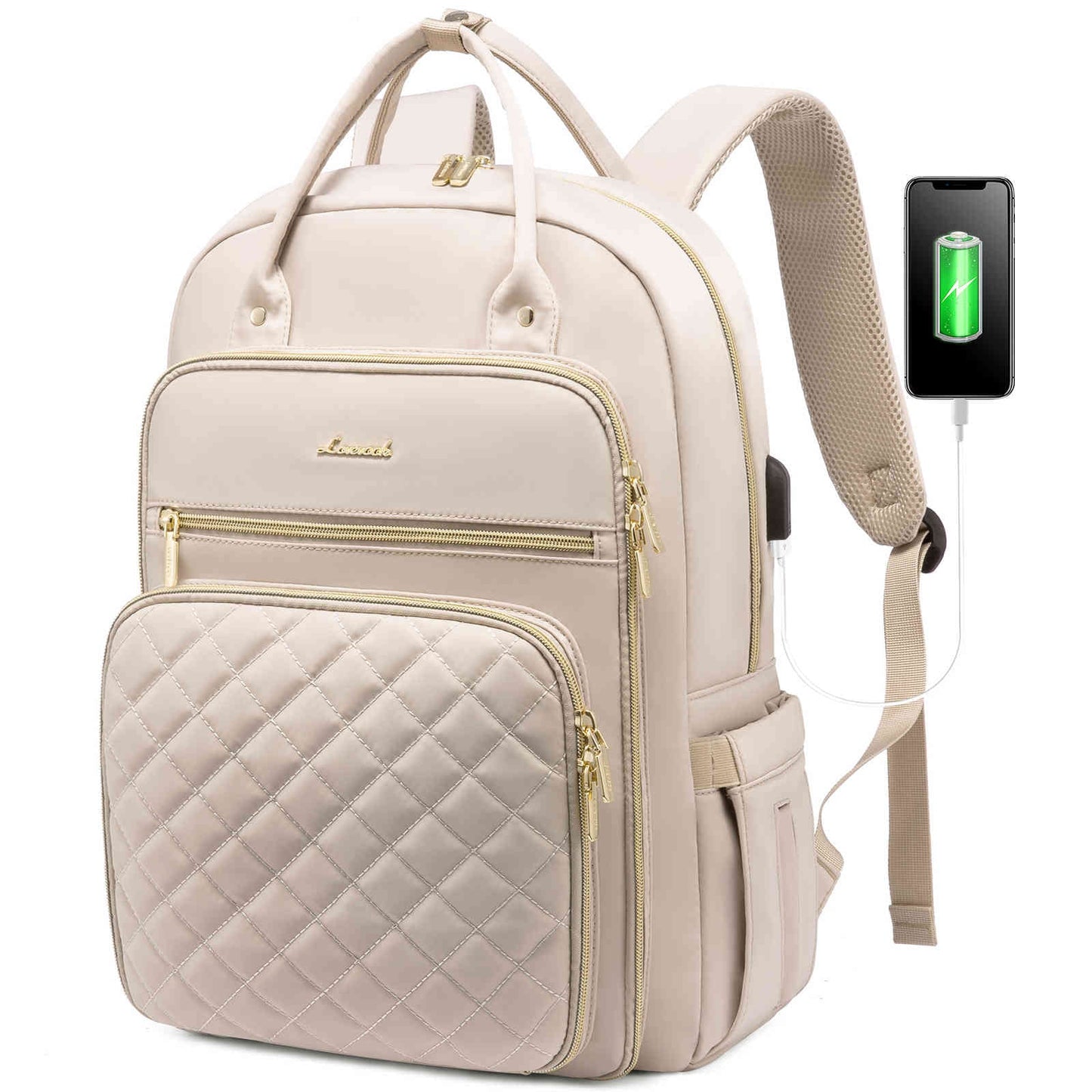 Stylish Quilted Backpack