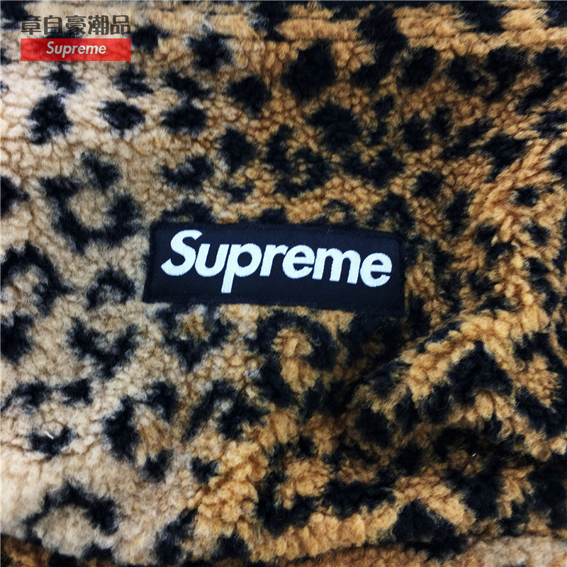 Sup Leopard Fleece 2017FW Backpack